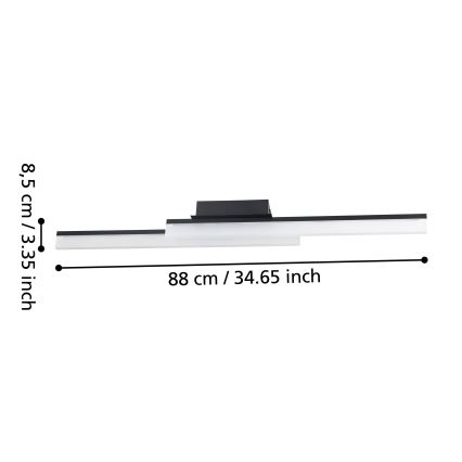 Eglo - LED Plafonjera za kupatilo 2xLED/11W/230V IP44