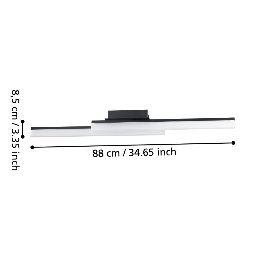 Eglo - LED Plafonjera za kupatilo 2xLED/11W/230V IP44