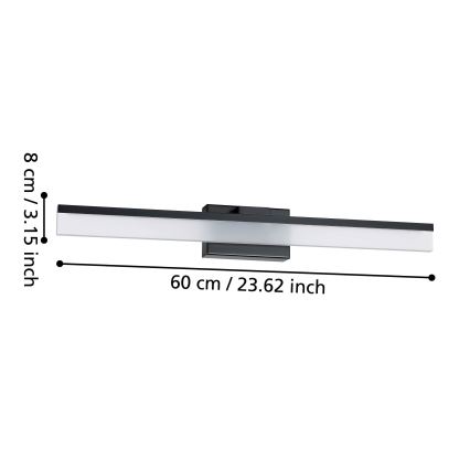 Eglo - LED Zidna lampa za kupatilo LED/11W/230V IP44