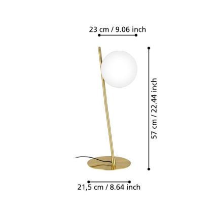 Eglo - Stona lampa 1xE27/40W/230V