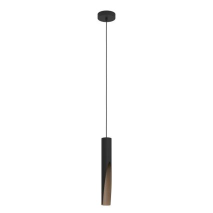 Eglo - LED luster na sajli 1xGU10/4,5W/230V crno/braon