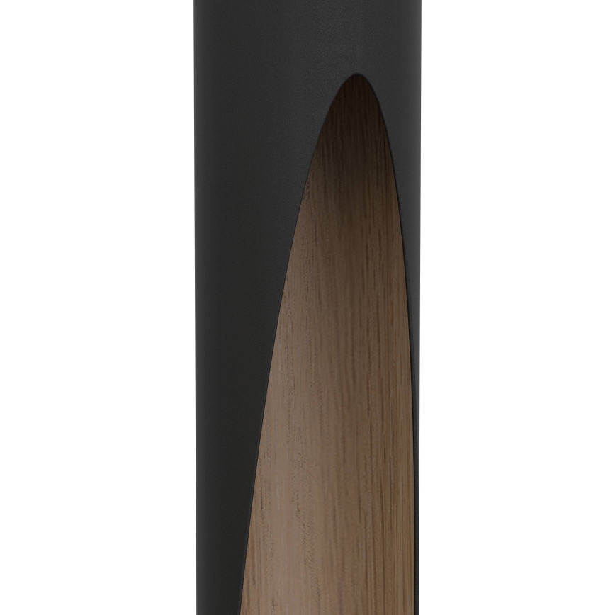 Eglo - LED luster na sajli 1xGU10/4,5W/230V crno/braon