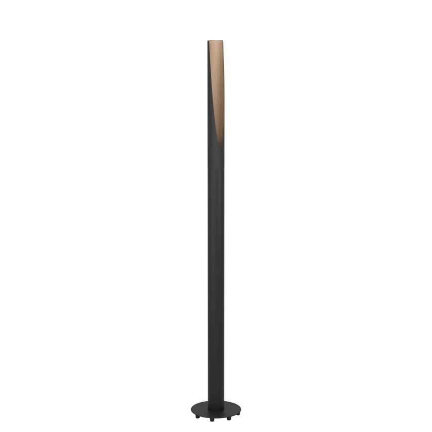 Eglo - Podna LED lampa 1xGU10/4,5W/230V crno/braon