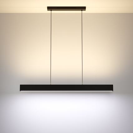 Eglo - LED RGBW Prigušivi luster na sajli LED/38W/230V 2700-6500K crno