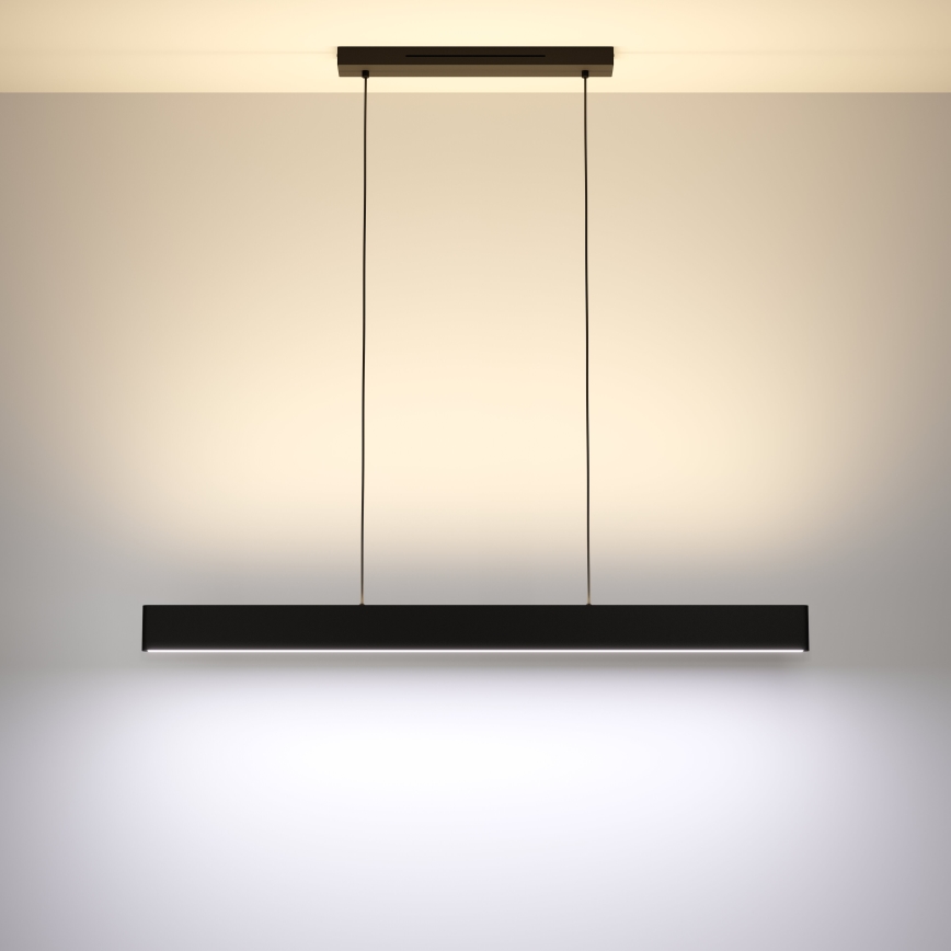 Eglo - LED RGBW Prigušivi luster na sajli LED/38W/230V 2700-6500K crno