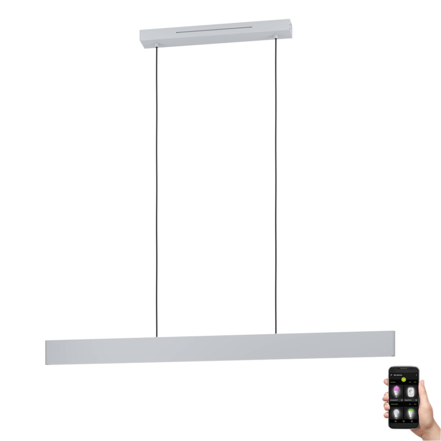 Eglo - LED RGBW Prigušivi luster na sajli LED/38W/230V 2700-6500K bela