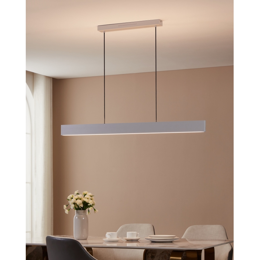 Eglo - LED RGBW Prigušivi luster na sajli LED/38W/230V 2700-6500K bela