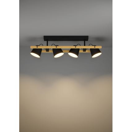 Eglo - LED RGBW Prigušivi nadgradni luster 4xLED/3,7W/230V 2700-6500K
