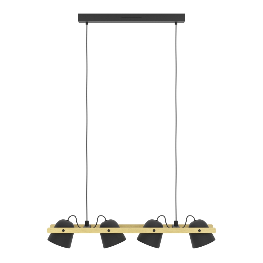 Eglo - LED RGBW Prigušivi luster na sajli 4xLED/3,7W/230V 2700-6500K
