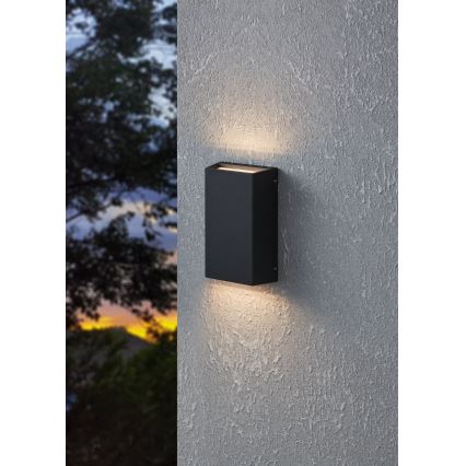 Eglo - LED Spoljna zidna lampa 2xLED/5W/230V IP65