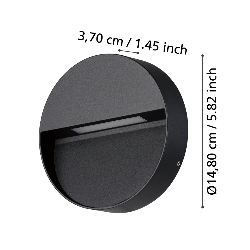 Eglo - LED Spoljna zidna lampa LED/4,8W/230V IP65