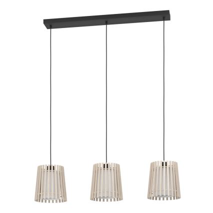 Eglo - Luster na sajli 3xE27/25W/230V