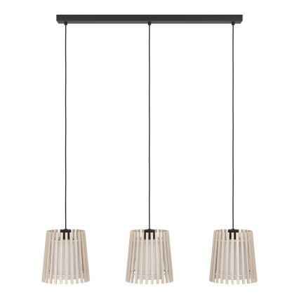 Eglo - Luster na sajli 3xE27/25W/230V