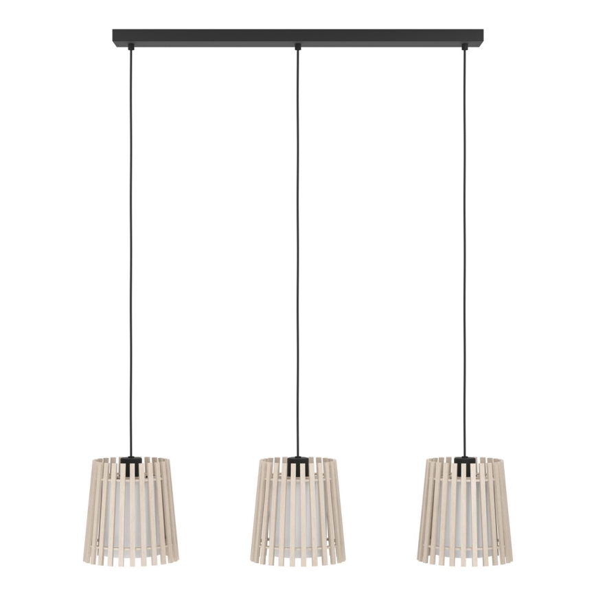 Eglo - Luster na sajli 3xE27/25W/230V