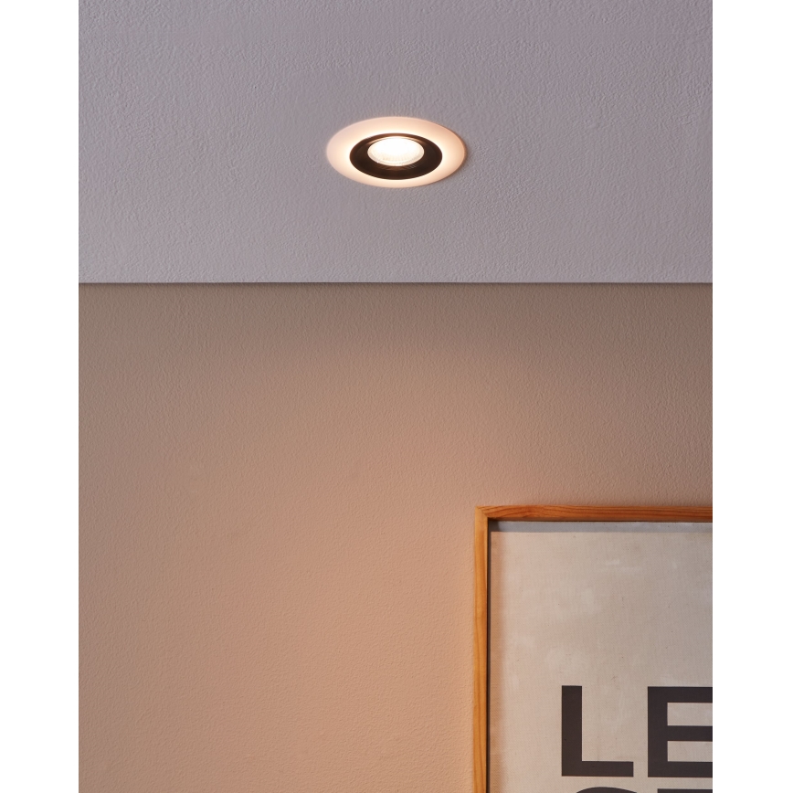 Eglo - LED Ugradbena lampa LED/4,8W/230V crno
