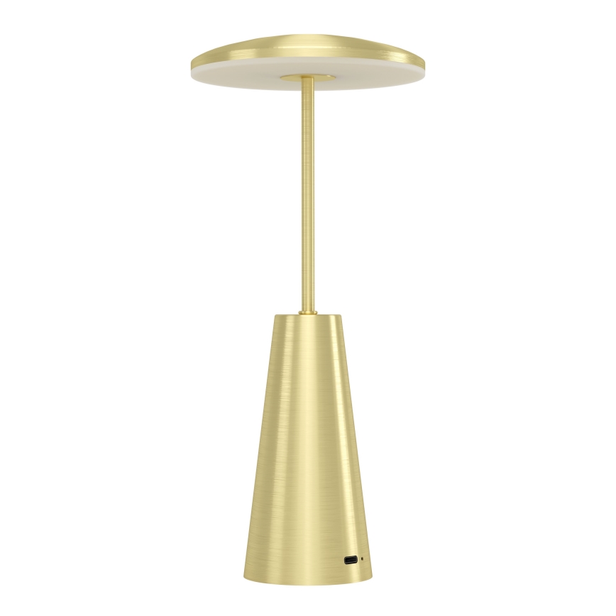 Eglo - LED Prigušiva dodirna vanjska lampa LED/2,8W/5V 2400K/3000K/4000K 5200 mAh IP54 zlatna