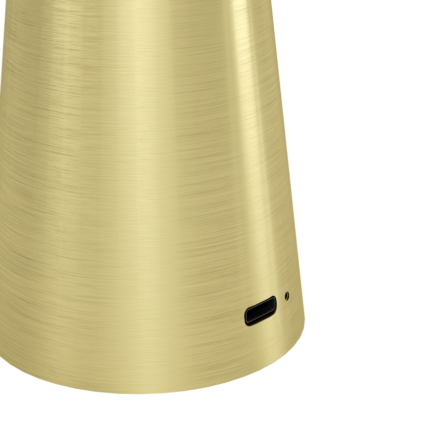 Eglo - LED Prigušiva dodirna vanjska lampa LED/2,8W/5V 2400K/3000K/4000K 5200 mAh IP54 zlatna