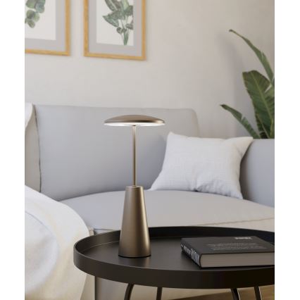 Eglo - LED Prigušiva dodirna vanjska lampa LED/2,8W/5V 2400K/3000K/4000K 5200 mAh IP54 bež