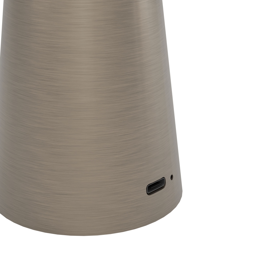 Eglo - LED Prigušiva dodirna vanjska lampa LED/2,8W/5V 2400K/3000K/4000K 5200 mAh IP54 bež
