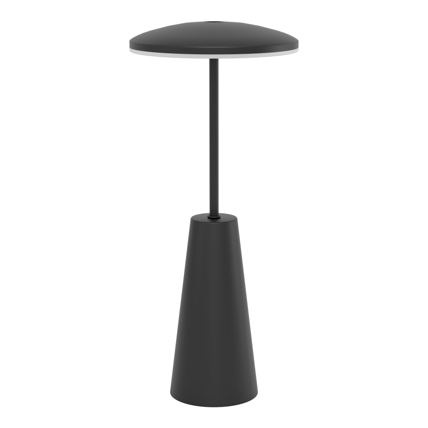 Eglo - LED Prigušiva dodirna vanjska lampa LED/2,8W/5V 2400K/3000K/4000K 5200 mAh IP54 crno
