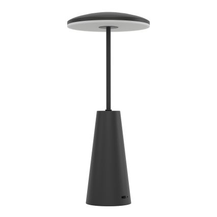 Eglo - LED Prigušiva dodirna vanjska lampa LED/2,8W/5V 2400K/3000K/4000K 5200 mAh IP54 crno