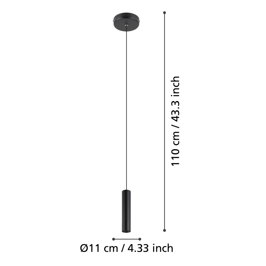 Eglo - LED luster na sajli LED/5W/230V