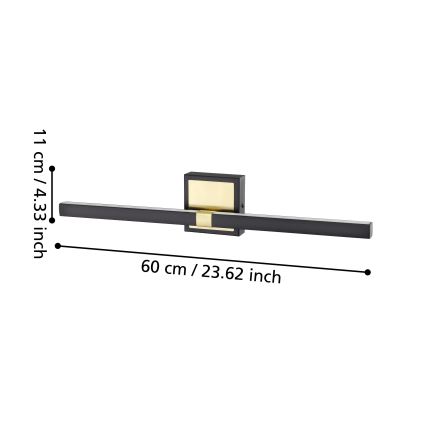 Eglo - LED Zidna lampa za kupatilo LED/11W/230V IP44