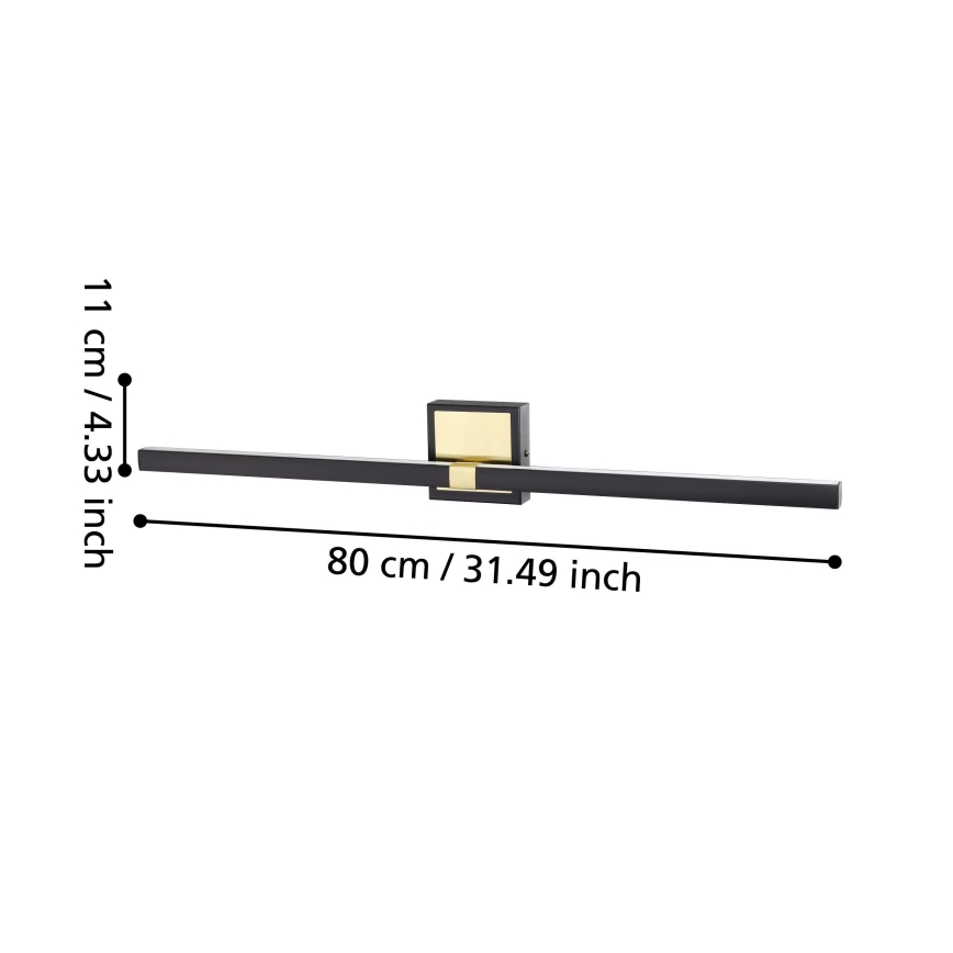 Eglo - LED Zidna lampa za kupatilo LED/17,5W/230V IP44