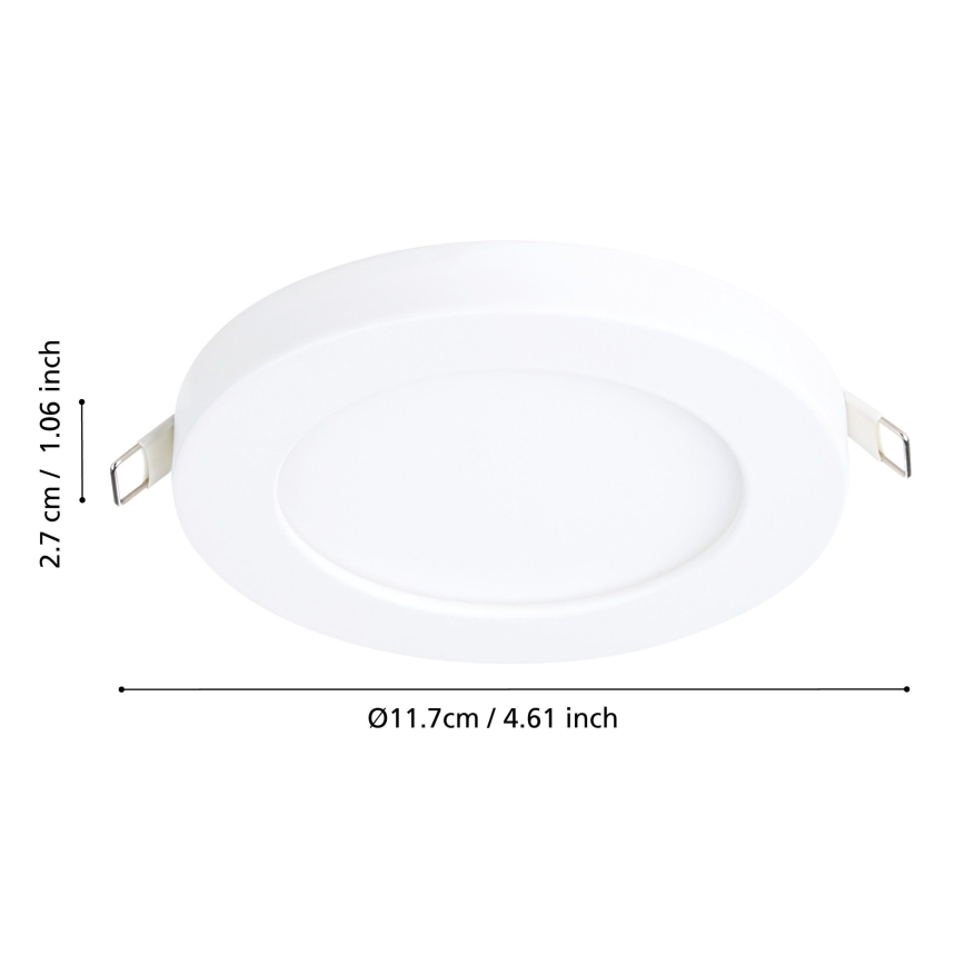 Eglo - LED Ugradbena lampa LED/5,5W/230V 3000K bela