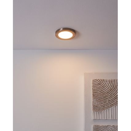 Eglo - LED Ugradbena lampa LED/5,5W/230V 3000K krom