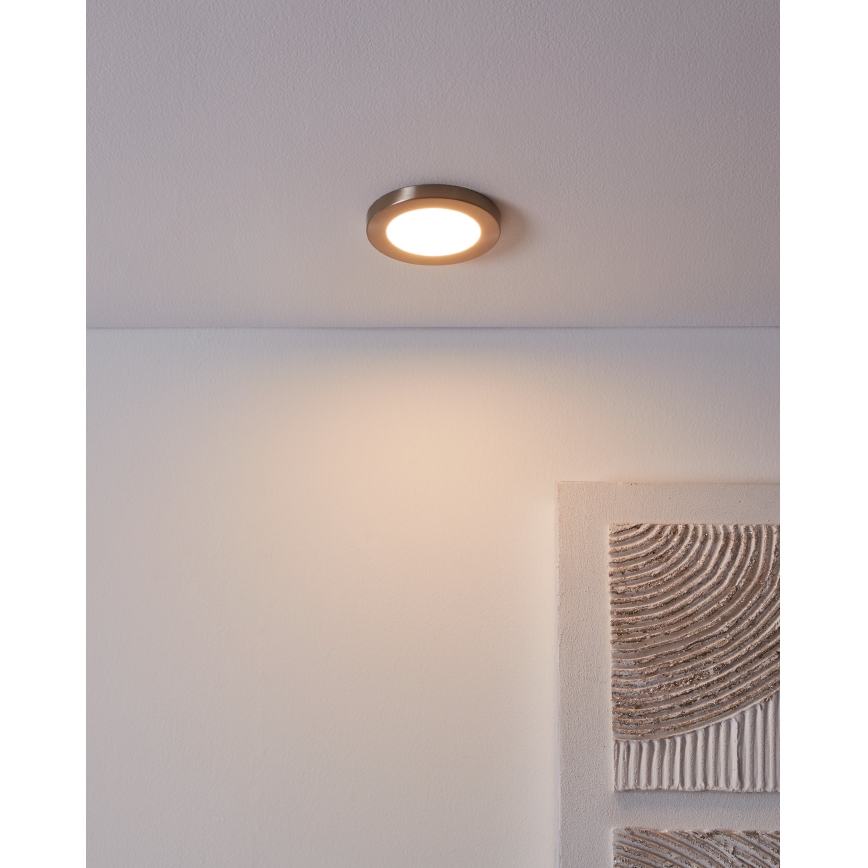 Eglo - LED Ugradbena lampa LED/5,5W/230V 3000K krom