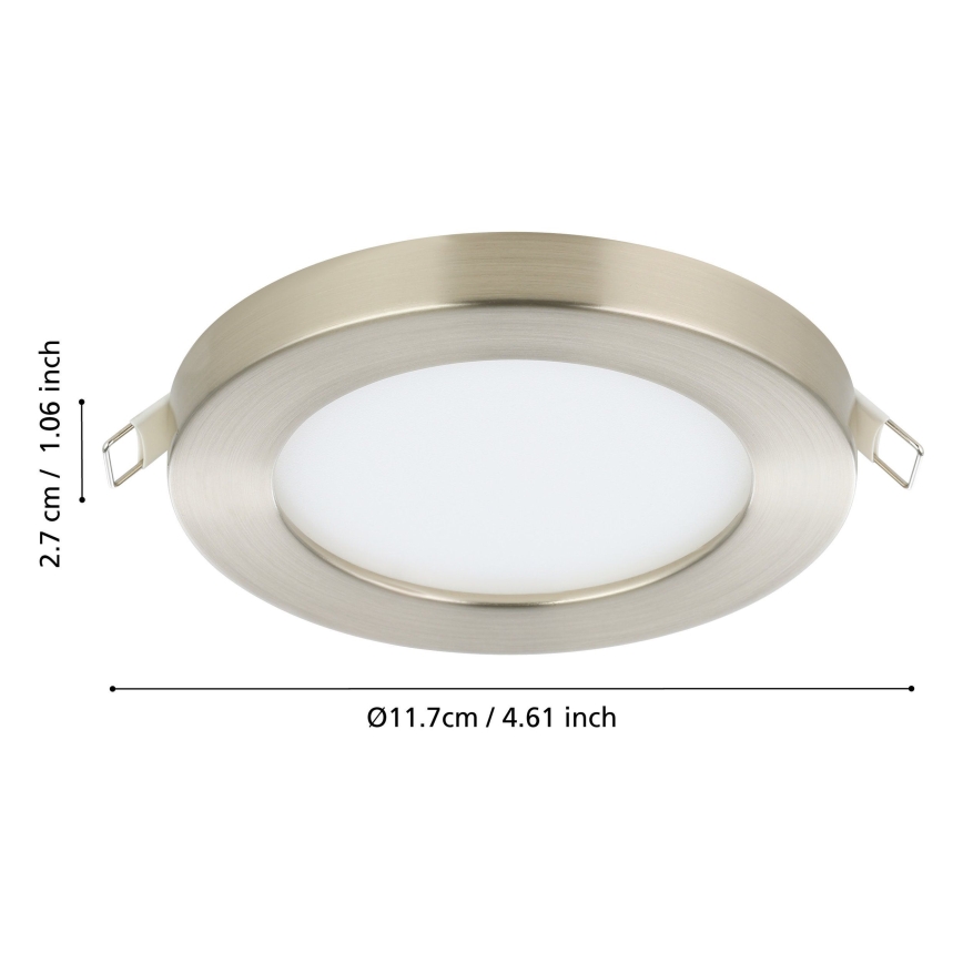 Eglo - LED Ugradbena lampa LED/5,5W/230V 4000K krom