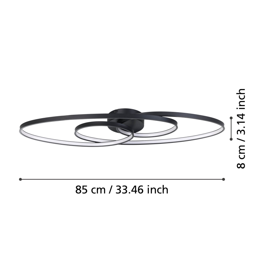 Eglo - LED Prigušiva plafonjera LED/38W/230V