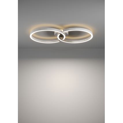 Eglo 900954 - LED RGBW Prigušiva plafonjera LED/19,5W/230V 2700-6500K bela + Daljinski upravljač