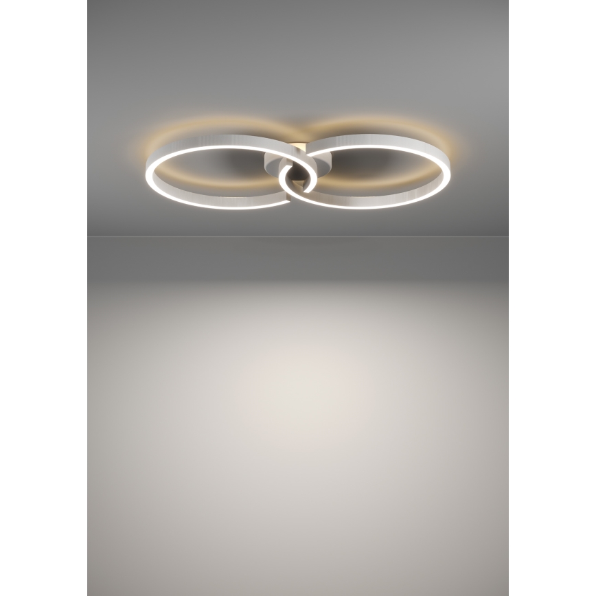 Eglo 900954 - LED RGBW Prigušiva plafonjera LED/19,5W/230V 2700-6500K bela + Daljinski upravljač