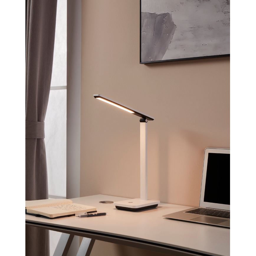 Eglo - LED Prigušiva punjiva stona lampa LED/3,6W/5V 1800mAh bela