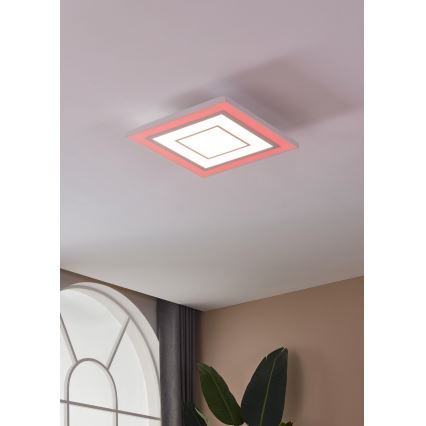 Eglo - LED RGBW Prigušiva plafonjera LED/18W/230V 3000-6500K + Daljinski upravljač