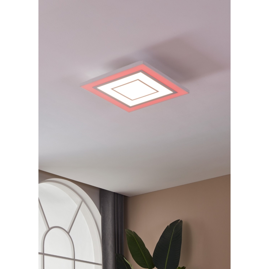 Eglo - LED RGBW Prigušiva plafonjera LED/18W/230V 3000-6500K + Daljinski upravljač