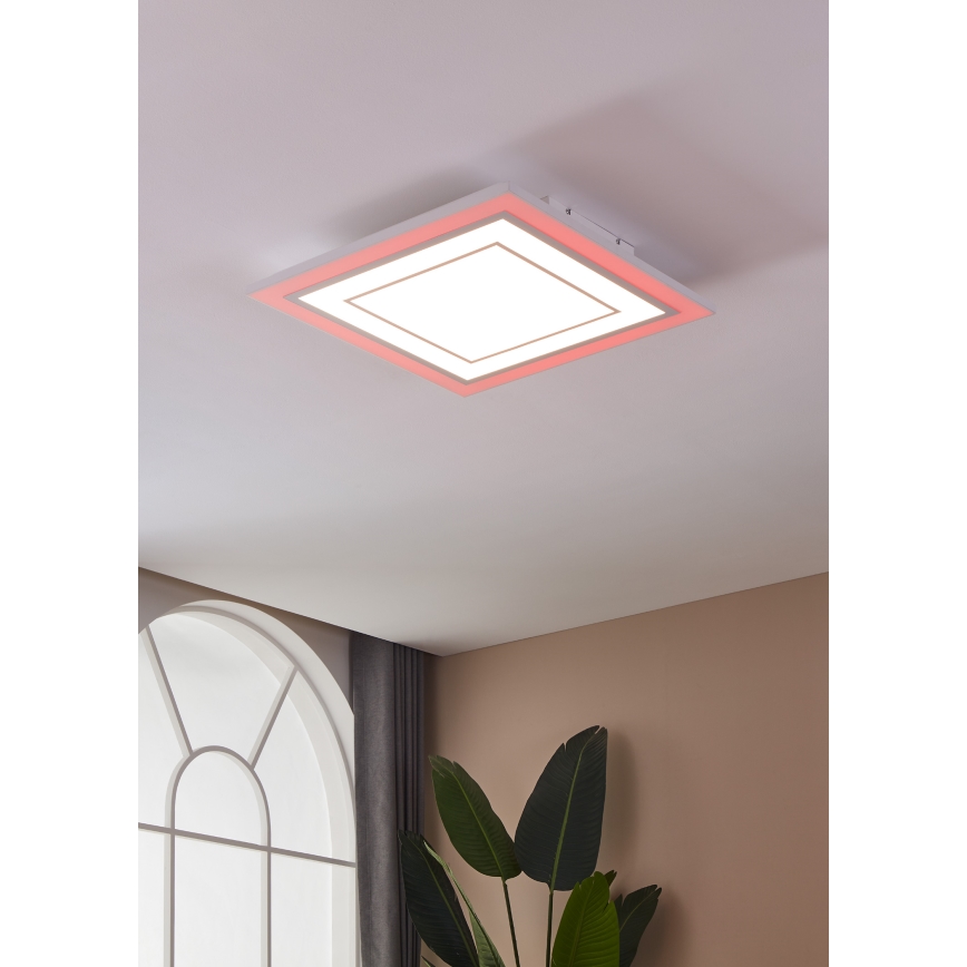 Eglo - LED RGBW Prigušiva plafonjera LED/29W/230V 3000-6500K + Daljinski upravljač