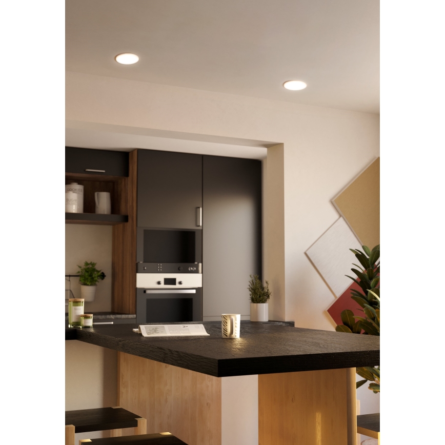 Eglo - LED Ugradbena lampa za kupatilo LED/11,5W/230V pr. 15,5 cm IP65