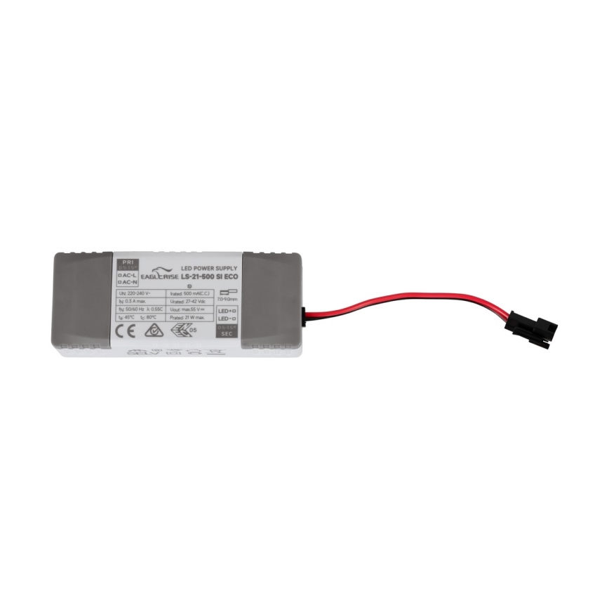 Eglo - LED Ugradbena lampa za kupatilo LED/18W/230V pr. 21,5 cm IP65