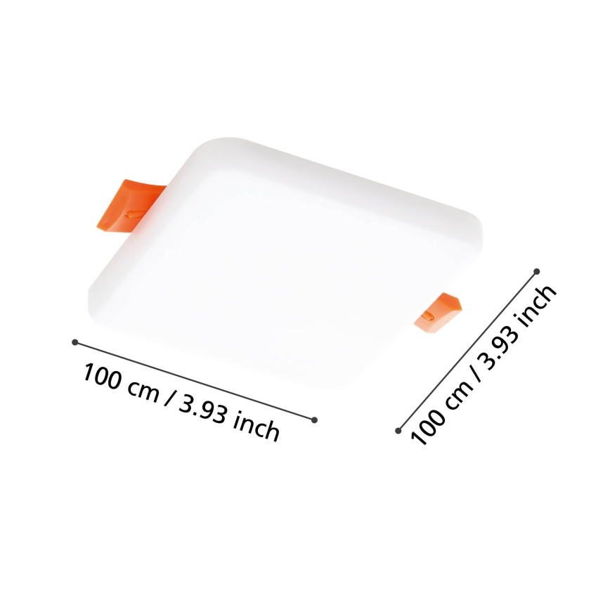 Eglo - LED Ugradbena lampa za kupatilo LED/5,5W/230V 10x10 cm IP65