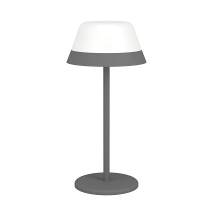 Eglo - LED RGBW Prigušiva dodirna vanjska lampa 2u1 LED/1,5W/5V 2600 mAh IP54 sivo