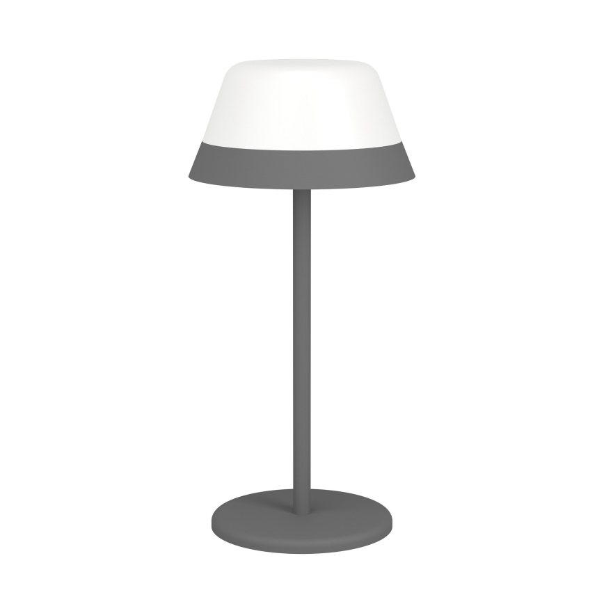 Eglo - LED RGBW Prigušiva dodirna vanjska lampa 2u1 LED/1,5W/5V 2600 mAh IP54 sivo