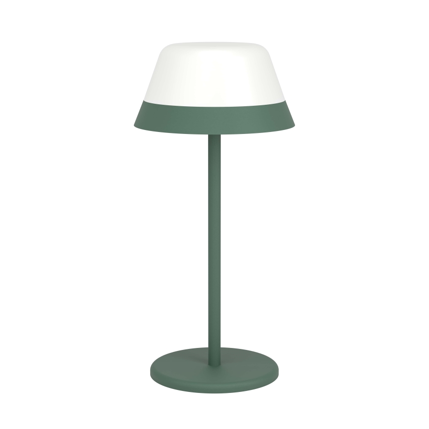 Eglo - LED RGBW Prigušiva dodirna vanjska lampa 2u1 LED/1,5W/5V 2600 mAh IP54 zelena