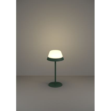 Eglo - LED RGBW Prigušiva dodirna vanjska lampa 2u1 LED/1,5W/5V 2600 mAh IP54 zelena