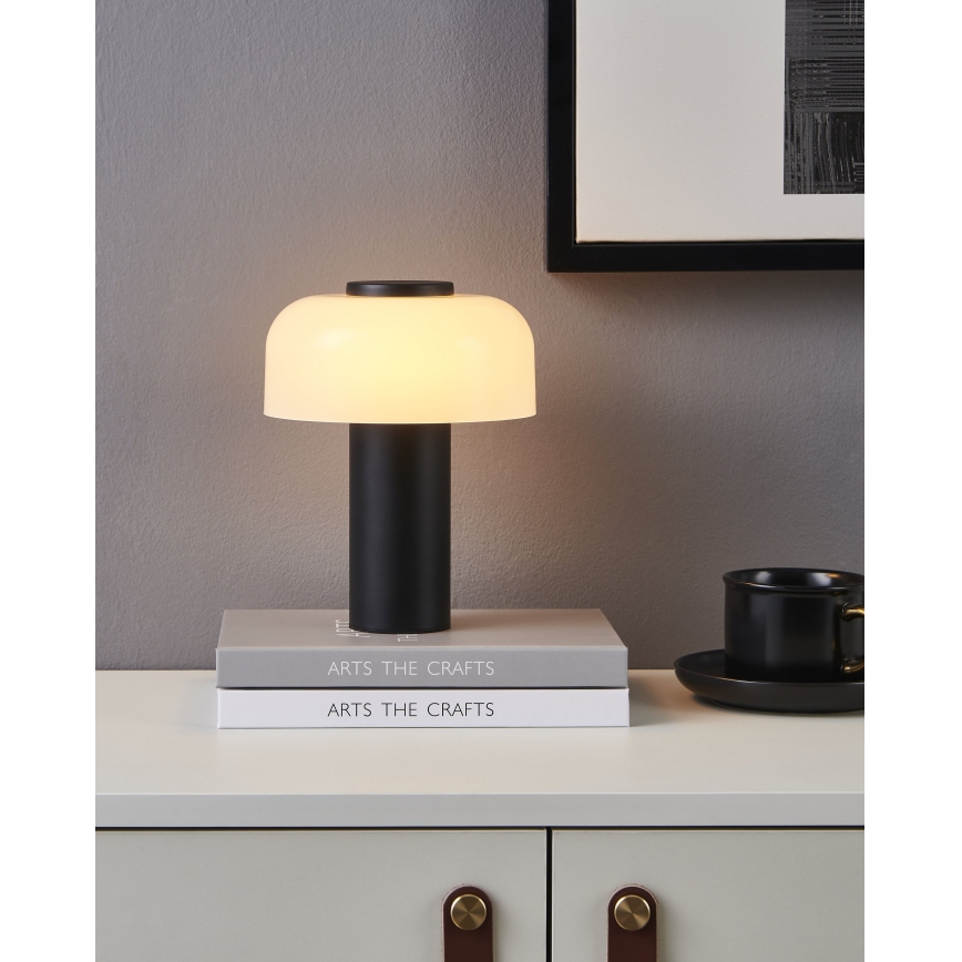 Eglo - LED Prigušiva dodirna vanjska lampa LED/2,25W/5V 2400-4000K 5200 mAh IP44 crno/bela