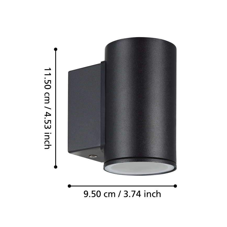 Eglo - LED Spoljna zidna lampa 1xGU10/2,8W/230V IP44