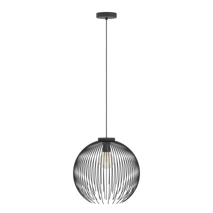 Eglo - Luster na sajli 1xE27/40W/230V crno