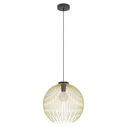Eglo - Luster na sajli 1xE27/40W/230V zlatna